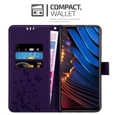 Xiaomi POCO X3 GT Pungetui Cover Case (Lilla)