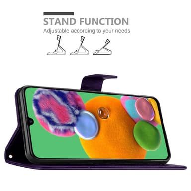 Samsung Galaxy A90 5G Pungetui Cover Case (Lilla)