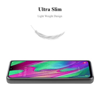 Samsung Galaxy A40 Cover Etui Case (Grå)