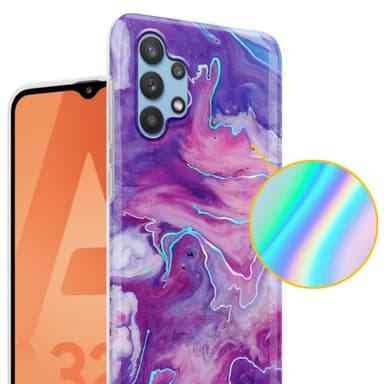 Samsung Galaxy A32 5G Pungetui Cover Case (Lilla)