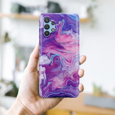 Samsung Galaxy A32 5G Pungetui Cover Case (Lilla)