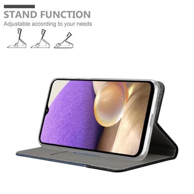 Samsung Galaxy A32 5G Pungetui Cover Case (Blå)