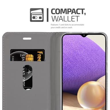 Samsung Galaxy A32 5G Pungetui Cover Case (Blå)