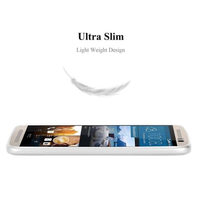 HTC ONE M9 Cover Etui Case (Sølv)