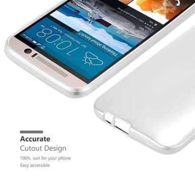 HTC ONE M9 Cover Etui Case (Sølv)