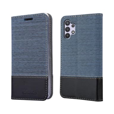 Samsung Galaxy A32 5G Pungetui Cover Case (Blå)