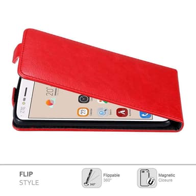 ZTE Blade V8 Pungetui Flip Cover (Rød)