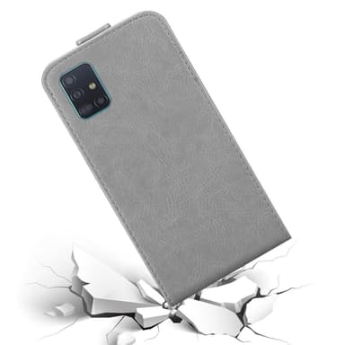 Samsung Galaxy A51 5G Pungetui Flip Cover (Grå)