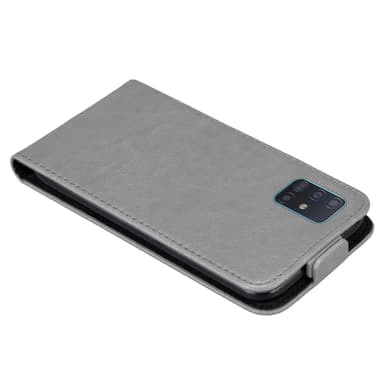 Samsung Galaxy A51 5G Pungetui Flip Cover (Grå)