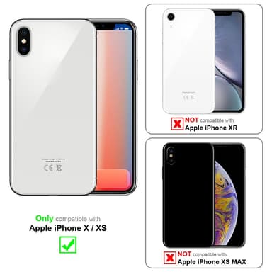 Pungetui iPhone X / XS Cover Case (Rød)