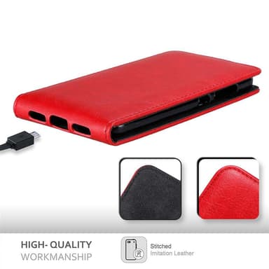 ZTE Blade V8 Pungetui Flip Cover (Rød)