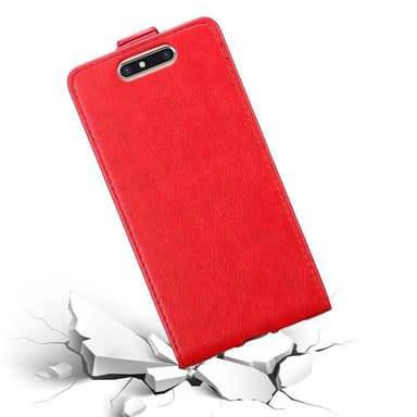 ZTE Blade V8 Pungetui Flip Cover (Rød)