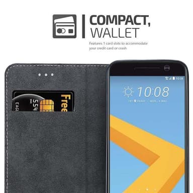 HTC ONE M10 Etui Case Cover (Sort)