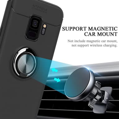 Cover Samsung Galaxy S9 Etui Case (Sort)