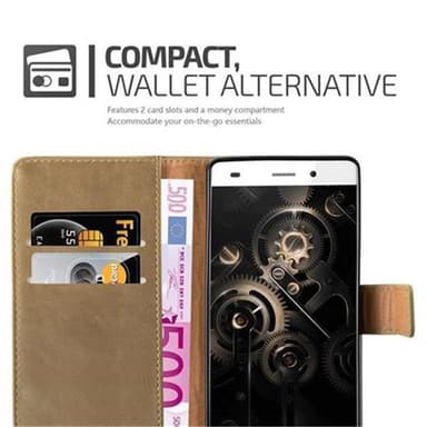 Cover Huawei P8 LITE 2015 Etui Case (Brun)