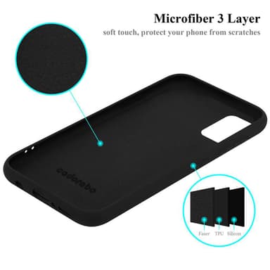 Samsung Galaxy A41 Cover Etui Case (Sort)