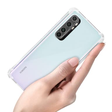 Xiaomi Mi NOTE 10 LITE Cover TPU Etui (Gennemsigtig)