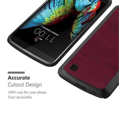 LG K10 2016 Etui Case Cover (Rød)