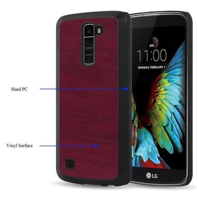 LG K10 2016 Etui Case Cover (Rød)