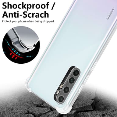 Xiaomi Mi NOTE 10 LITE Cover TPU Etui (Gennemsigtig)