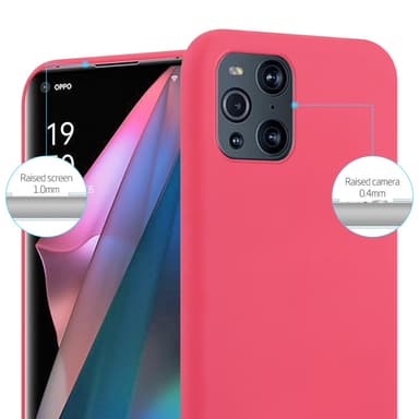 Cover Oppo FIND X3 PRO Etui Case (Rød)