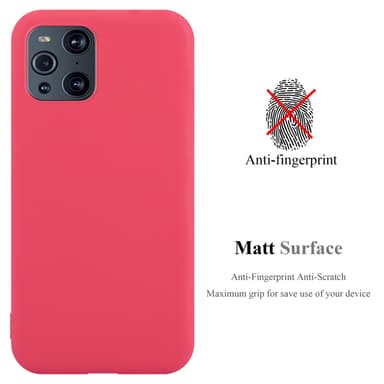 Cover Oppo FIND X3 PRO Etui Case (Rød)
