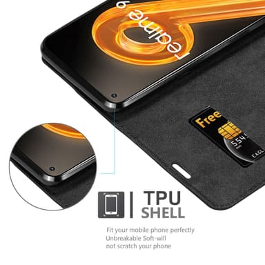 Realme 9 4G / 9 PRO+ Cover Etui Case (Sort)