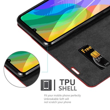 Huawei Y6P Cover Etui Case (Rød)