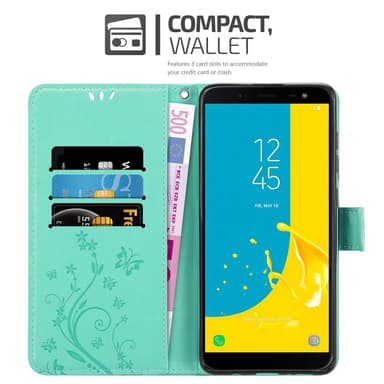 Samsung Galaxy J6 2018 Pungetui Cover Case (Turkis)
