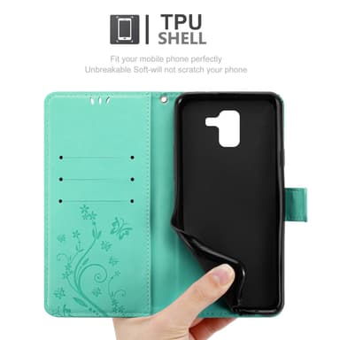 Samsung Galaxy J6 2018 Pungetui Cover Case (Turkis)