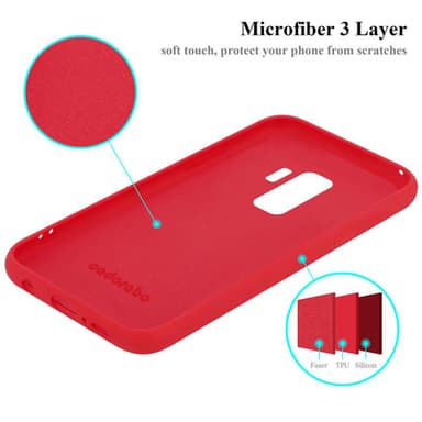 Samsung Galaxy S9 PLUS Cover Etui Case (Rød)