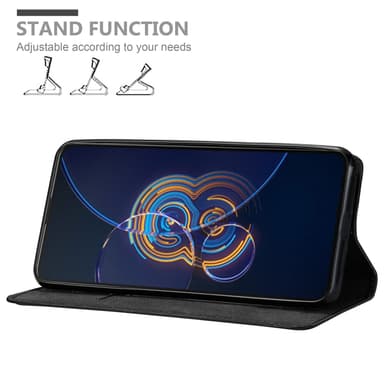 Asus ZenFone 8 FLIP Cover Etui Case (Sort)