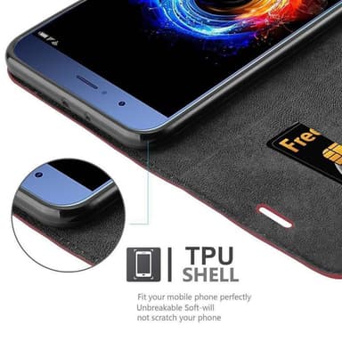 Honor 8 PRO Cover Etui Case (Rød)
