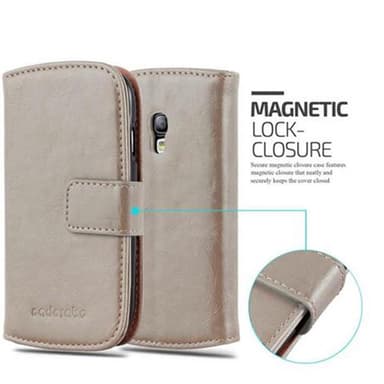 Cover Samsung Galaxy S3 MINI Etui Case (Brun)