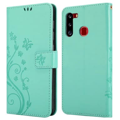 Samsung Galaxy A21 Pungetui Cover Case (Turkis)