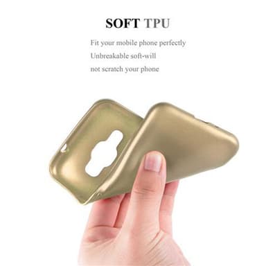 Samsung Galaxy J1 2015 Cover Etui Case (Guld)