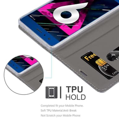 Honor 9 Pungetui Cover Case (Grå)