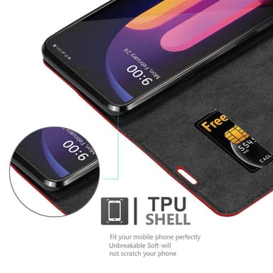 LG V60 ThinQ Cover Etui Case (Rød)