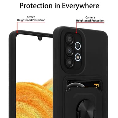 Samsung Galaxy A23 4G / 5G Etui Kæde Cover(Sort)