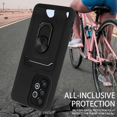 Samsung Galaxy A23 4G / 5G Etui Kæde Cover(Sort)