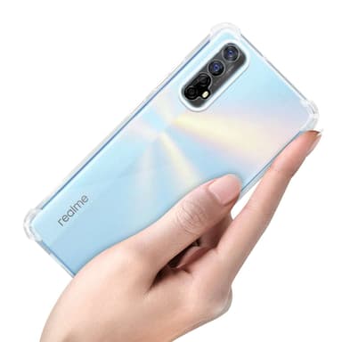 Realme 7 4G Cover TPU Etui (Gennemsigtig)