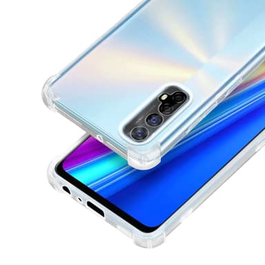 Realme 7 4G Cover TPU Etui (Gennemsigtig)