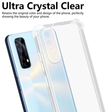 Realme 7 4G Cover TPU Etui (Gennemsigtig)