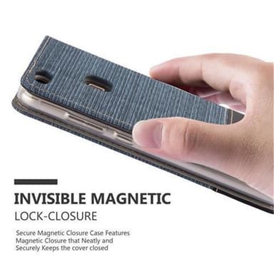 Huawei P10 LITE Pungetui Cover Case (Blå)