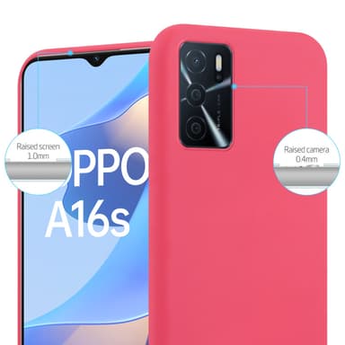 Cover Oppo A16s / A54s Etui Case (Rød)