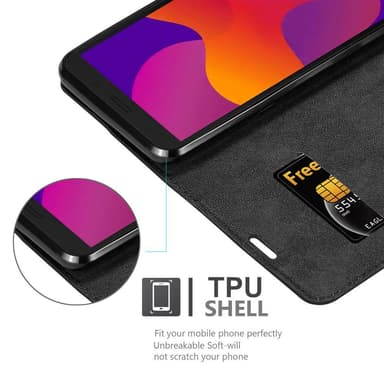 Honor 9S / Huawei Y5P Cover Etui Case (Sort)