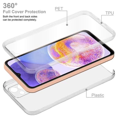 Cover Samsung Galaxy A23 4G Etui Case (Gennemsigtig)