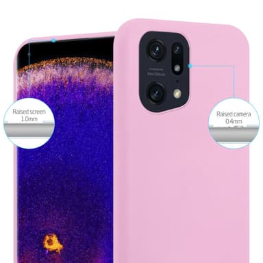 Cover Oppo FIND X5 PRO Etui Case (Lyserød)