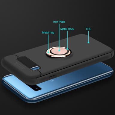 Cover Samsung Galaxy S10 PLUS Etui Case (Sort)
