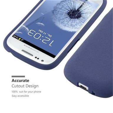 Cover Samsung Galaxy S3 MINI Etui Case (Blå)